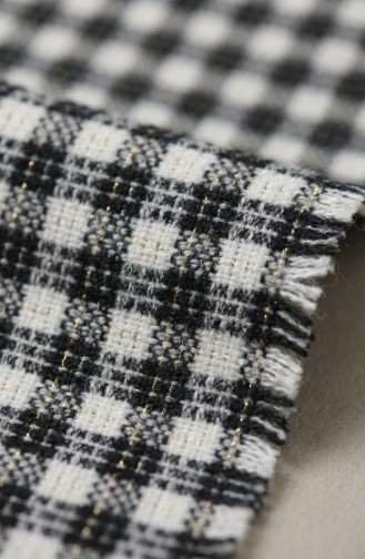 شال كتف 3002-01 بيج أسود 3002-01