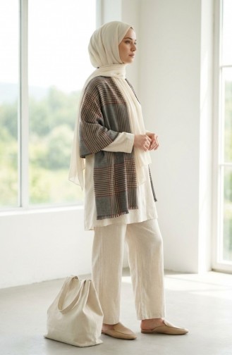 Schulterschal 3003-01 Terrakotta 3003-01