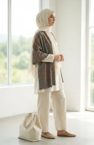 Châle D`épaule 3003-01 Terre Cuite 3003-01