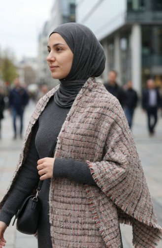 Schulterschal 3003-01 Terrakotta 3003-01