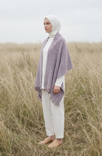 Schoudersjaal 3005-01 Lila 3005-01