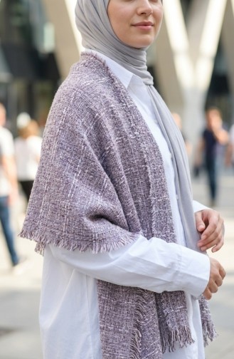 Schoudersjaal 3005-01 Lila 3005-01