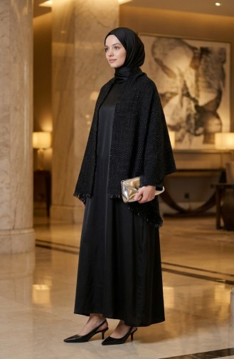 Shoulder Shawl 3006-01 Black 3006-01