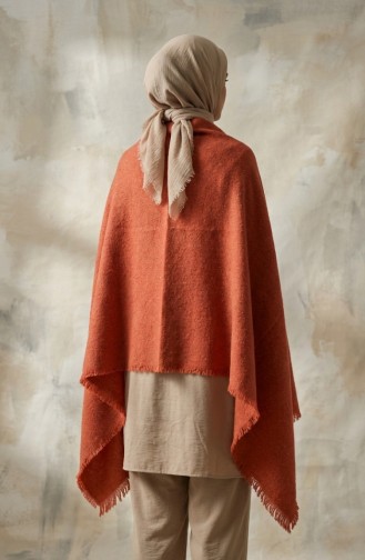 Schoudersjaal 3008-01 Terracotta 3008-01