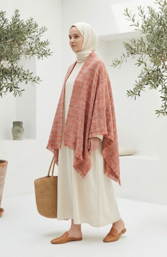 Schulterschal 3021-01 Terrakotta 3021-01