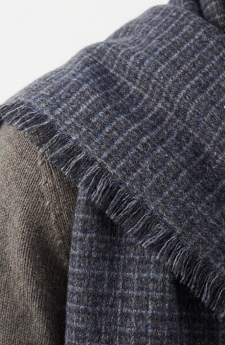 Shoulder Shawl 3022-01 Navy Blue 3022-01