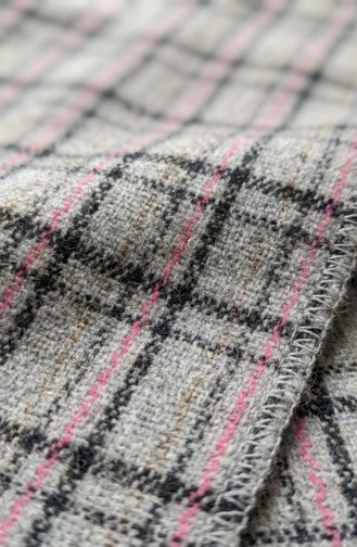 Omuz Şal 3023-01 Vizon Siyah