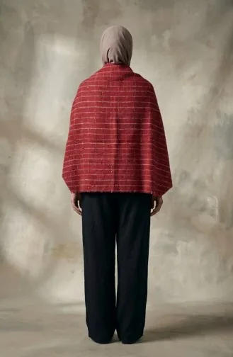 Omuz Şal 3026-01 Bordo