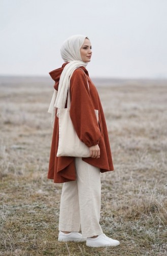 Hooded Cashmere Poncho 0505-06 Tile 0505-06