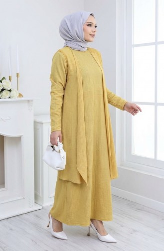 Dress Vest Two-Piece Set 6527-05 Mustard 6527-05