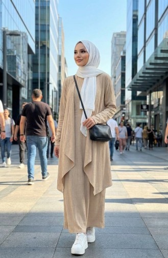 Dress Vest Two-Piece Set 6527-06 Mink 6527-06