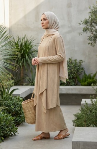 Dress Vest Two-Piece Set 6527-06 Mink 6527-06