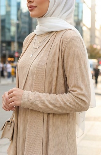 Dress Vest Two-Piece Set 6527-06 Mink 6527-06