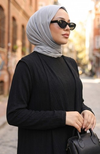 Jurkvest Tweedelig Set 6527-09 Zwart 6527-09