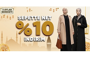 Sepette Net %10 İndirim