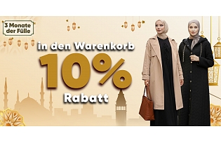 Zusätzliche 10% Rabatt im Warenkorb