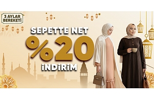 Sepette Net %20 İndirim