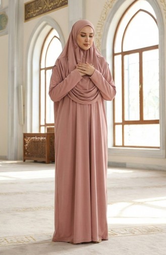 Practical Prayer Dress with Bag 1973-10 Dusty Rose 1973-10
