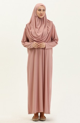 Practical Prayer Dress with Bag 1973-10 Dusty Rose 1973-10