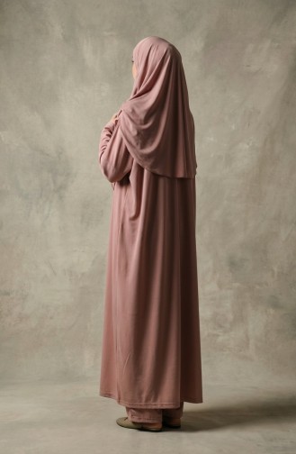 Practical Prayer Dress with Bag 1973-10 Dusty Rose 1973-10