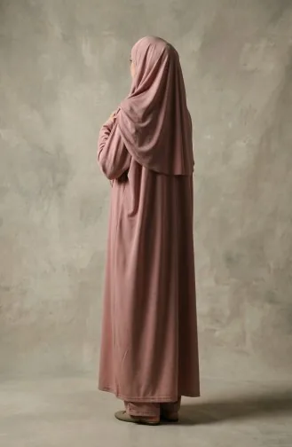 Practical Prayer Dress with Bag 1973-10 Dusty Rose 1973-10