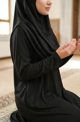 Black Prayer Dress 1973-01