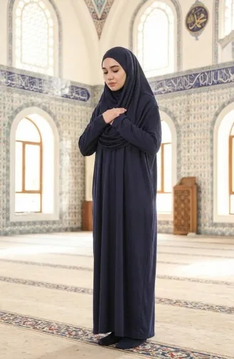 Robe de Prière Bleu Marine 1973-07