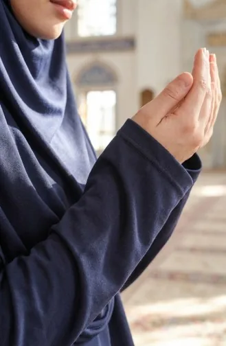 Robe de Prière Bleu Marine 1973-07
