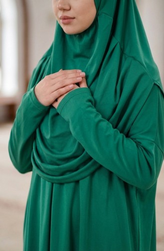 Robe de Prière Vert emeraude 1973-08