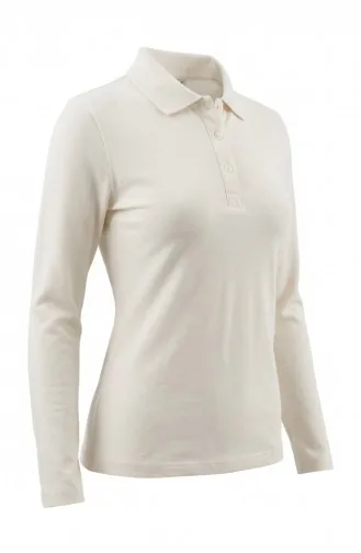 Polo Yaka Uzun Kollu Tshirt 5022-03 Ekru