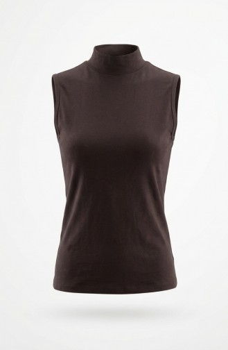 Sleeveless Bodysuit 5024-11 Dark Brown 5024-11