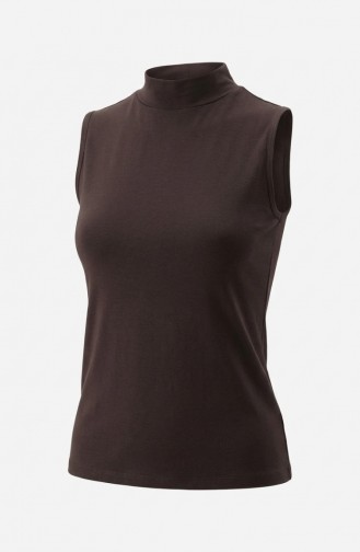Sleeveless Bodysuit 5024-11 Dark Brown 5024-11