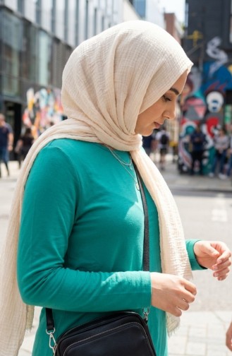 تونيك طويل من الفسكوز 5026-19 أخضر 5026-19