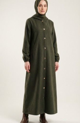 Lange Kasjmierjas Met Capuchon 0234-03 Khaki 0234-03