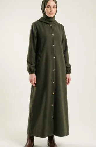 Lange Kasjmierjas Met Capuchon 0234-03 Khaki 0234-03