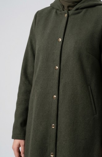 Lange Kasjmierjas Met Capuchon 0234-03 Khaki 0234-03