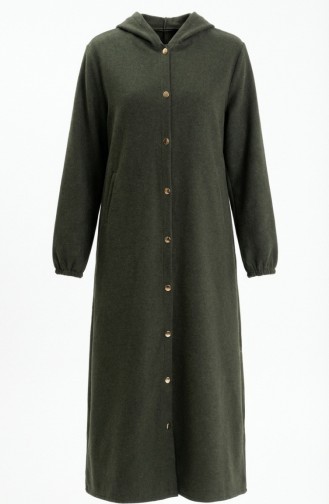 Lange Kasjmierjas Met Capuchon 0234-03 Khaki 0234-03