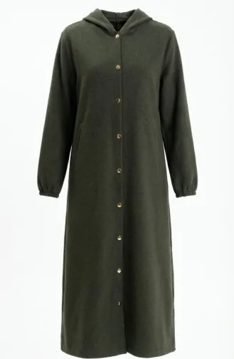 Lange Kasjmierjas Met Capuchon 0234-03 Khaki 0234-03