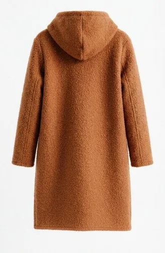 Winterjas Met Capuchon Ritssluiting En Zakken 2211-03 Beige 2211-03