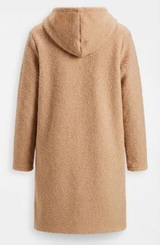 Winterjas Met Capuchon Ritssluiting En Zakken 2211-04 Beige 2211-04