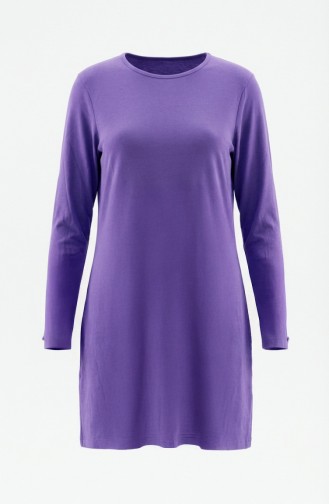 Viskon Uzun Tunik 5026-14 Mor