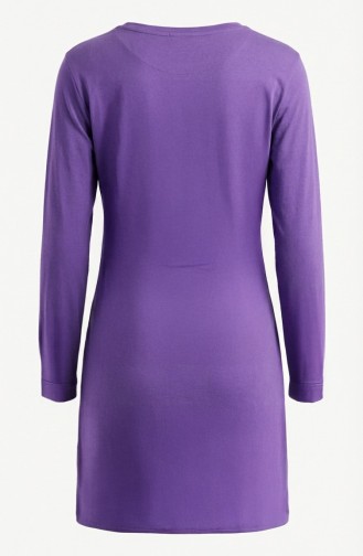 Viskon Uzun Tunik 5026-14 Mor