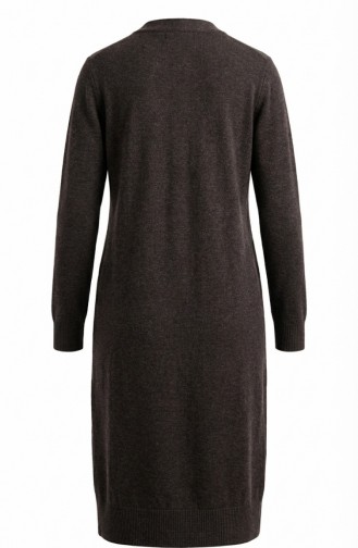 Buttoned Cardigan 5025-03 Brown 5025-03