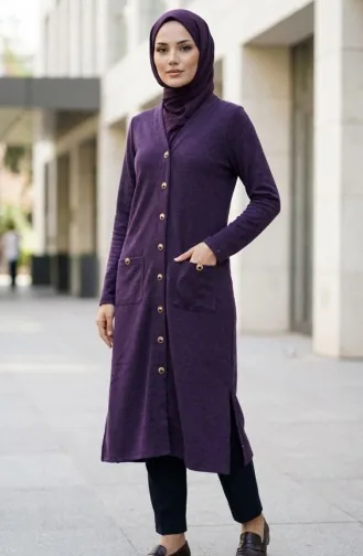 Gilet Boutonné 5025-04 Violet 5025-04