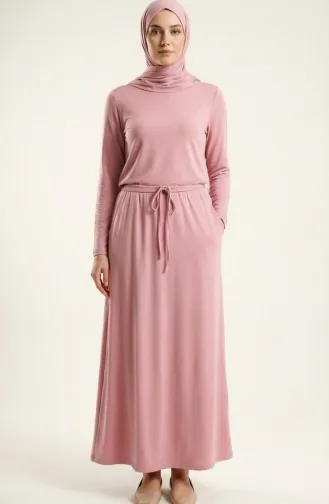 تنورة رياضية بجيوب 0152-28 وردية 0152-28