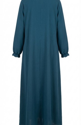 Aerobin Fabric Mevlana Ferace Avec Manches élastiquées Et Fermeture éclair 4140-05 Pétrole 4140-05