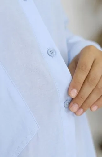 Raglanärmel Tunika 4066-04 Baby Blau 4066-04