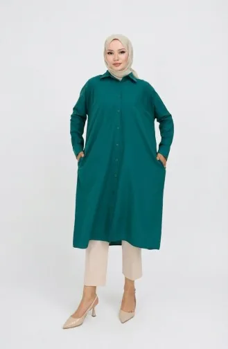 Reglan Kol Tunik 4066-05 Zümrüt Yeşili