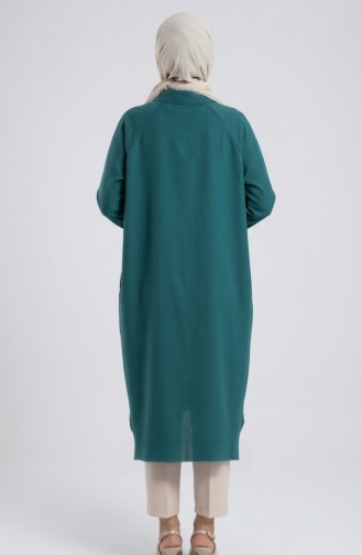 تونيك بأكمام راجلان 4066-05 أخضر زمردي 4066-05