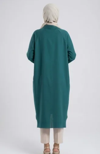 Reglan Kol Tunik 4066-05 Zümrüt Yeşili